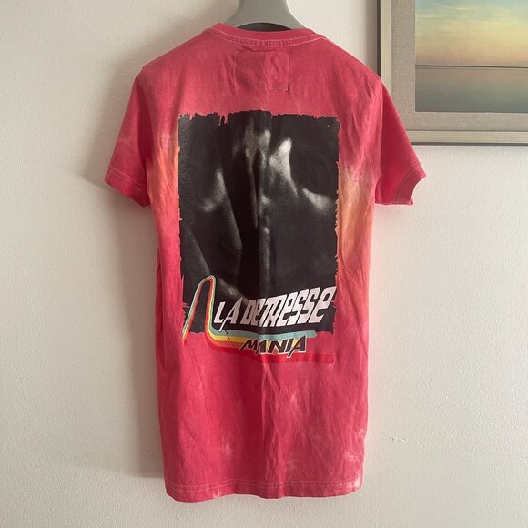 La Detresse - Tie Dye Euphoria T-Shirt in L'Orange (xs) - Picture 2 of 6